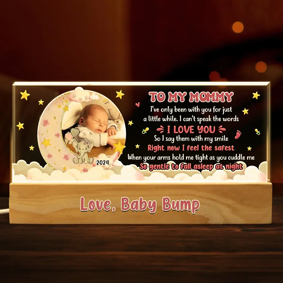 Custom Photo Every Baby Is A Gift That Brings Joy To Our Lives - Family Personalized Custom Acrylic Letters 3D LED Night Light - Gift For Baby Kids, Newborn Baby