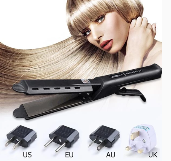 Ceramic Tourmaline Ionic Flat Iron Hair Straightener