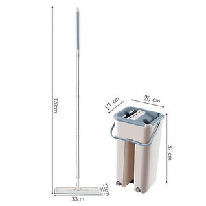 Flat Squeeze Automatic Avoid Hand Washing Mop