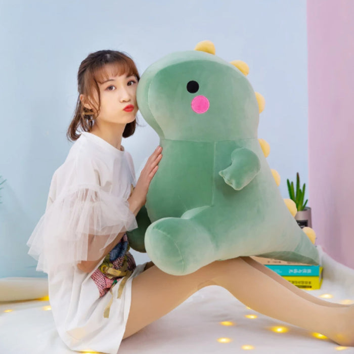 Soft Weighted Dino Plush Doll