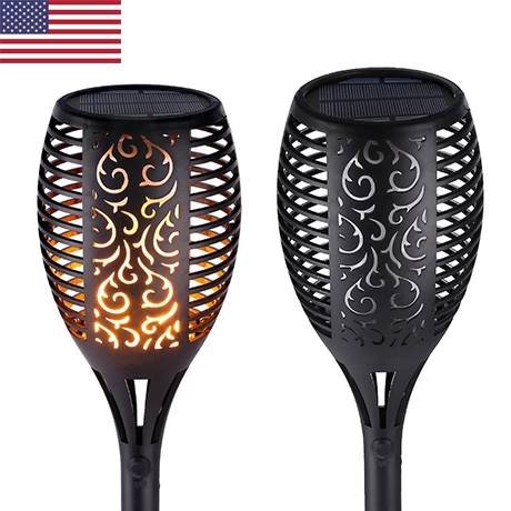 Solar Flame Flickering Lamp Torch