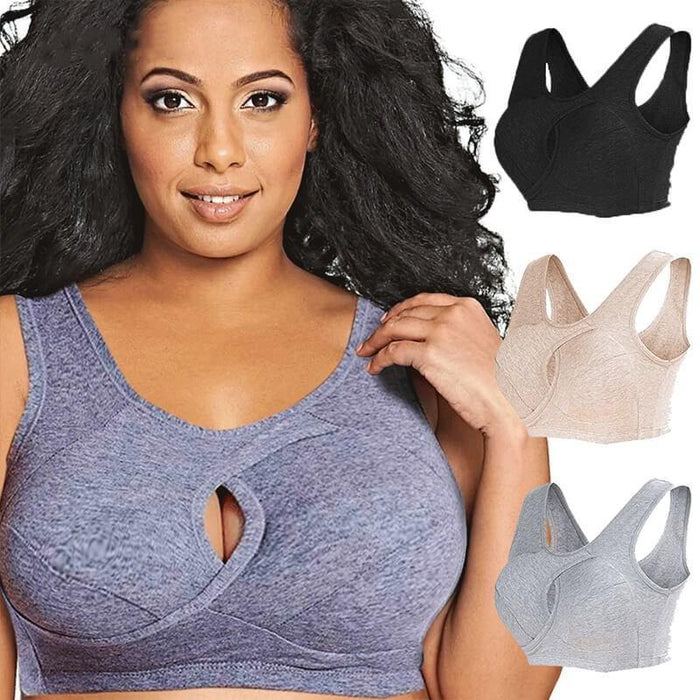 Anti-Sagging Wirefree Bra (Set Of 3)