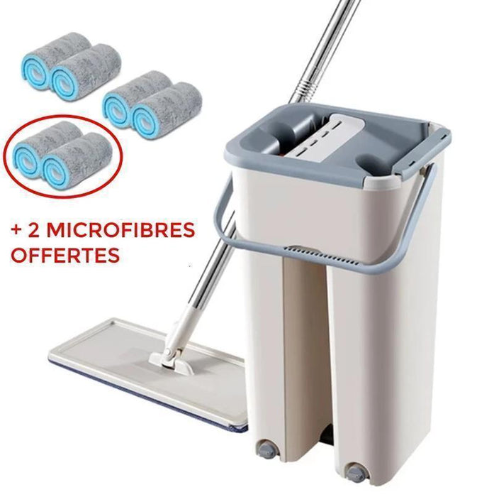 Flat Squeeze Automatic Avoid Hand Washing Mop