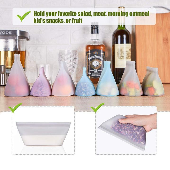 Leakproof Containers Stand Up - Completely Plastic-Free