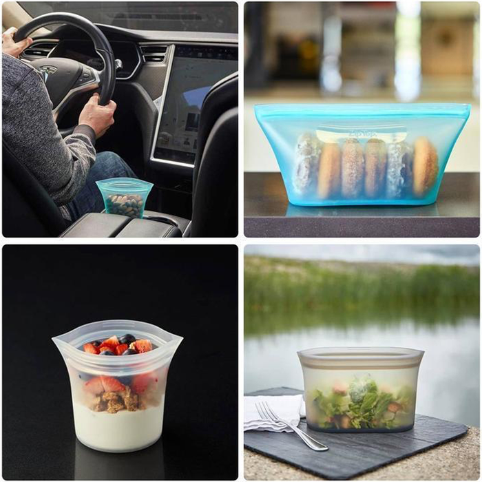 Leakproof Containers Stand Up - Completely Plastic-Free