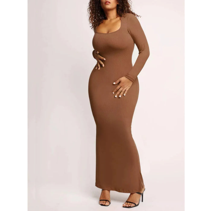 Built-In Shape Wear Modal Soft Lounge Dresses